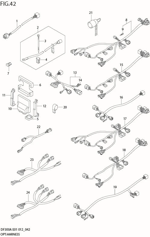 FIG 42  OPT:HARNESS