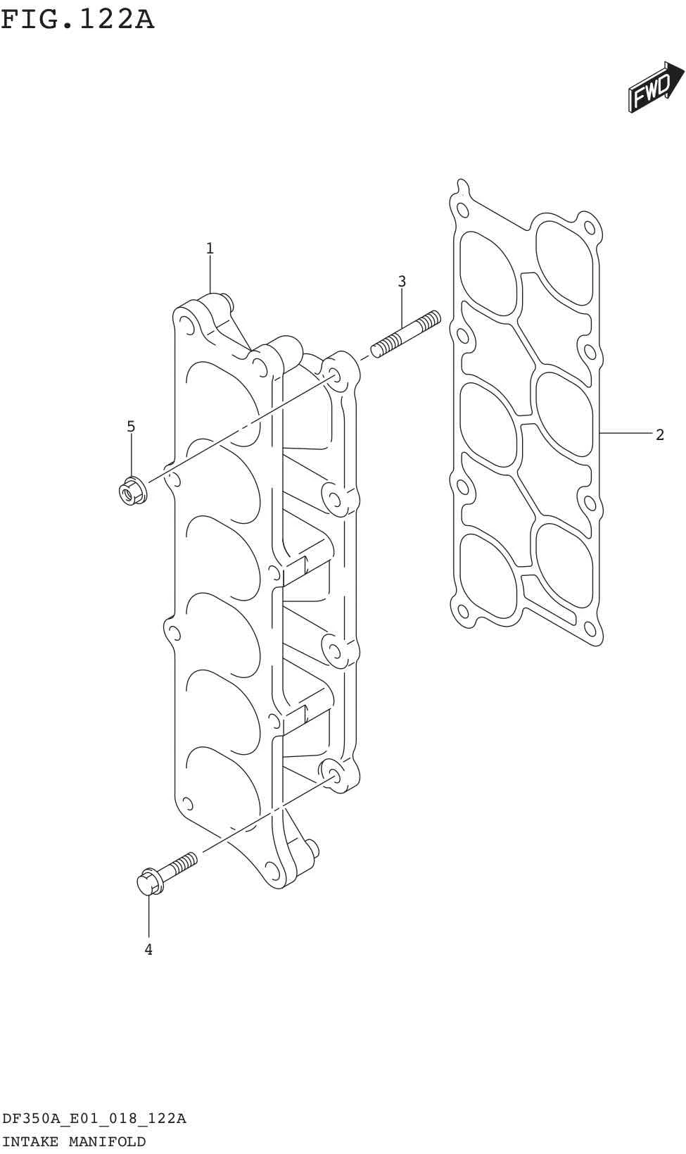 FIG.122A INTAKE MANIFOLD