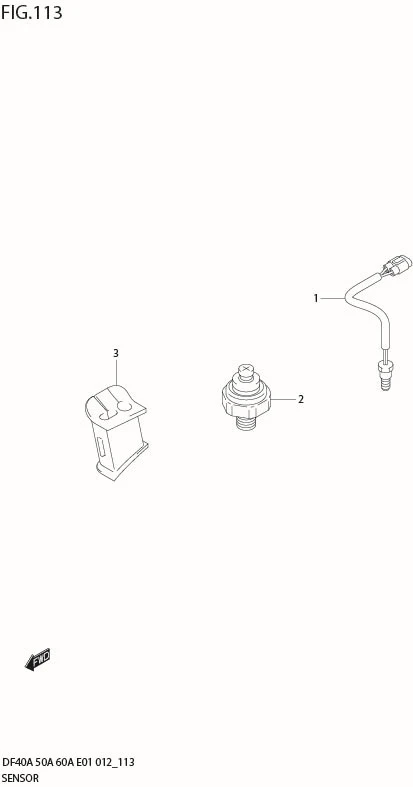 FIG 113 SENSOR (DF40AQH E1)