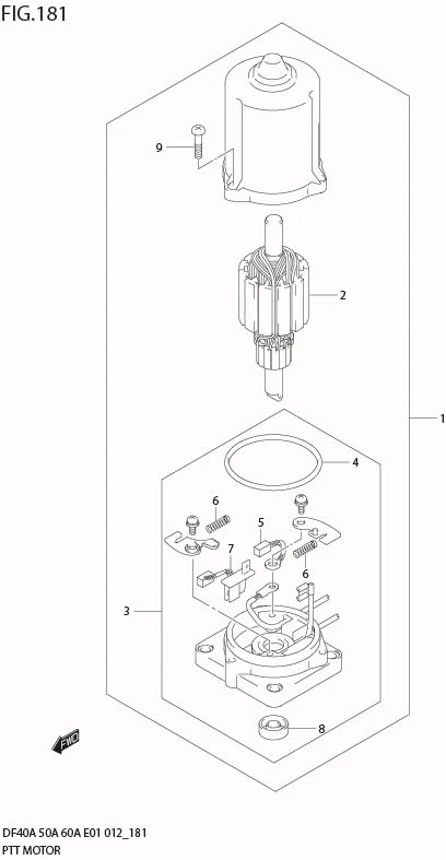 FIG 181 PTT MOTOR (DF50ATH E1)