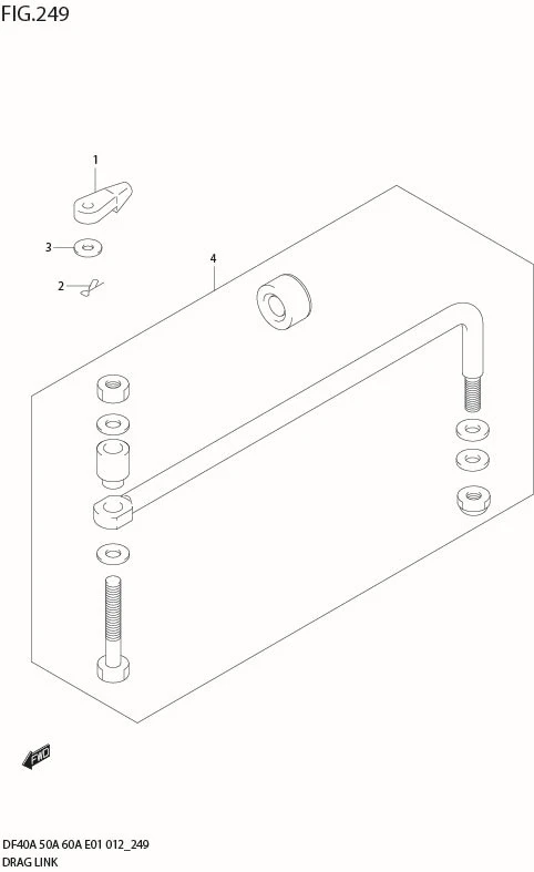 FIG 249 DRAG LINK (DF40AQH E1)