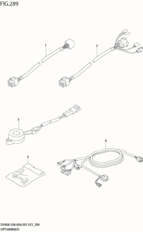 FIG 289 OPT:HARNESS (DF50A E1)