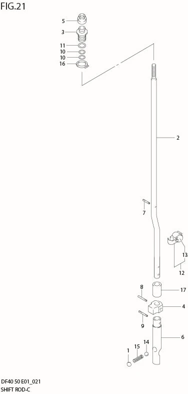 FIG 21  SHIFT ROD