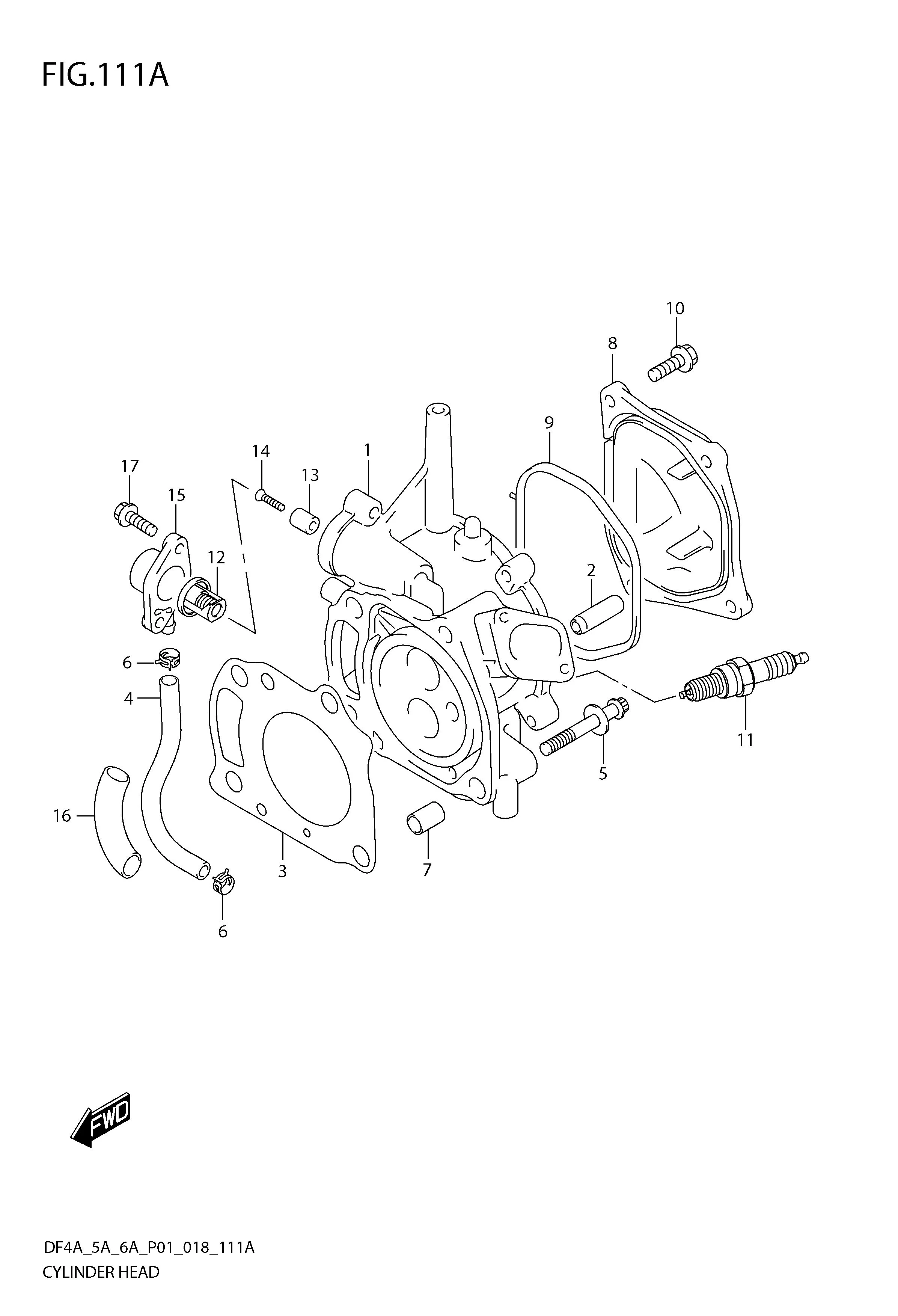 FIG 111A CYLINDER HEAD