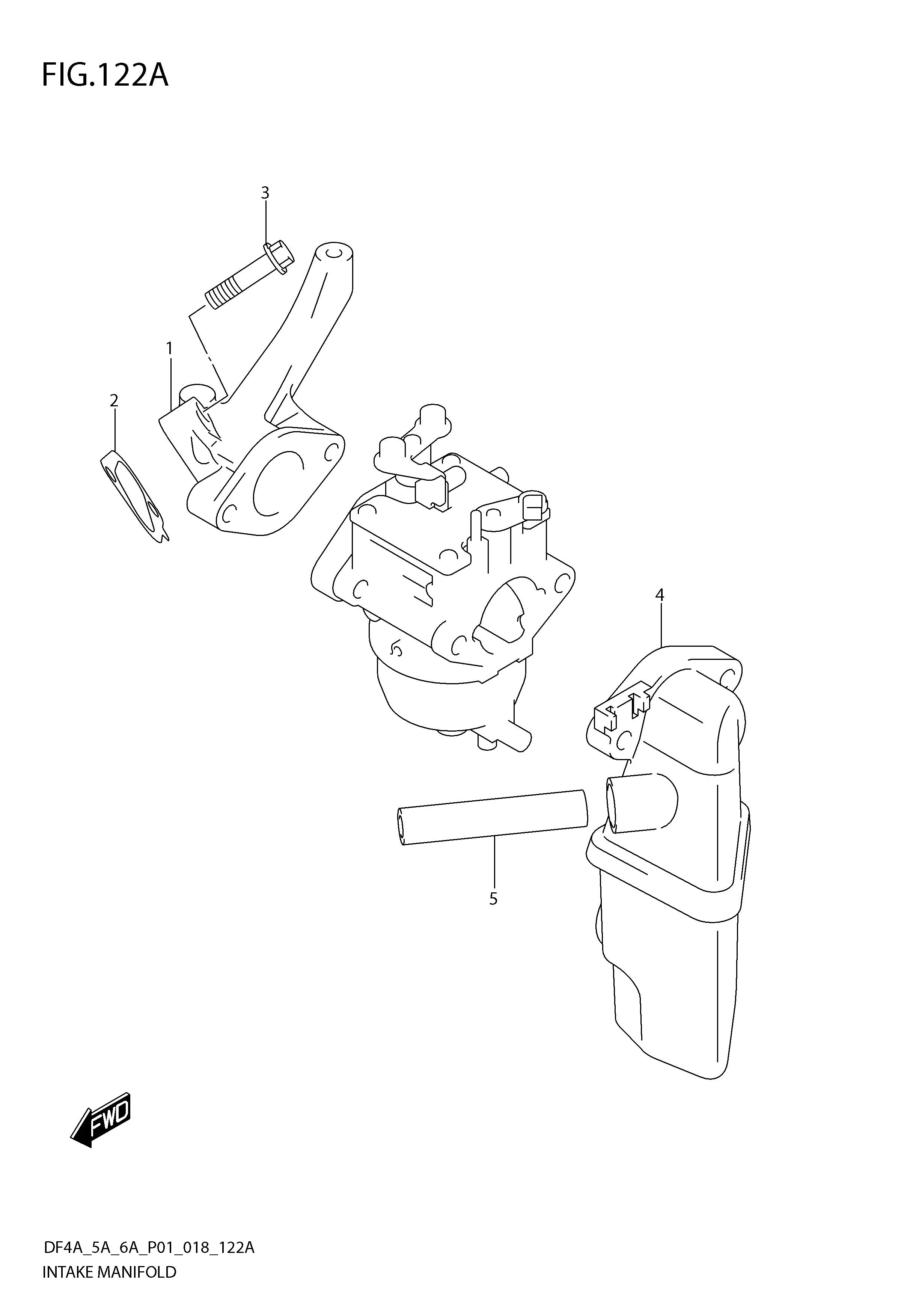 FIG 122A INTAKE MANIFOLD