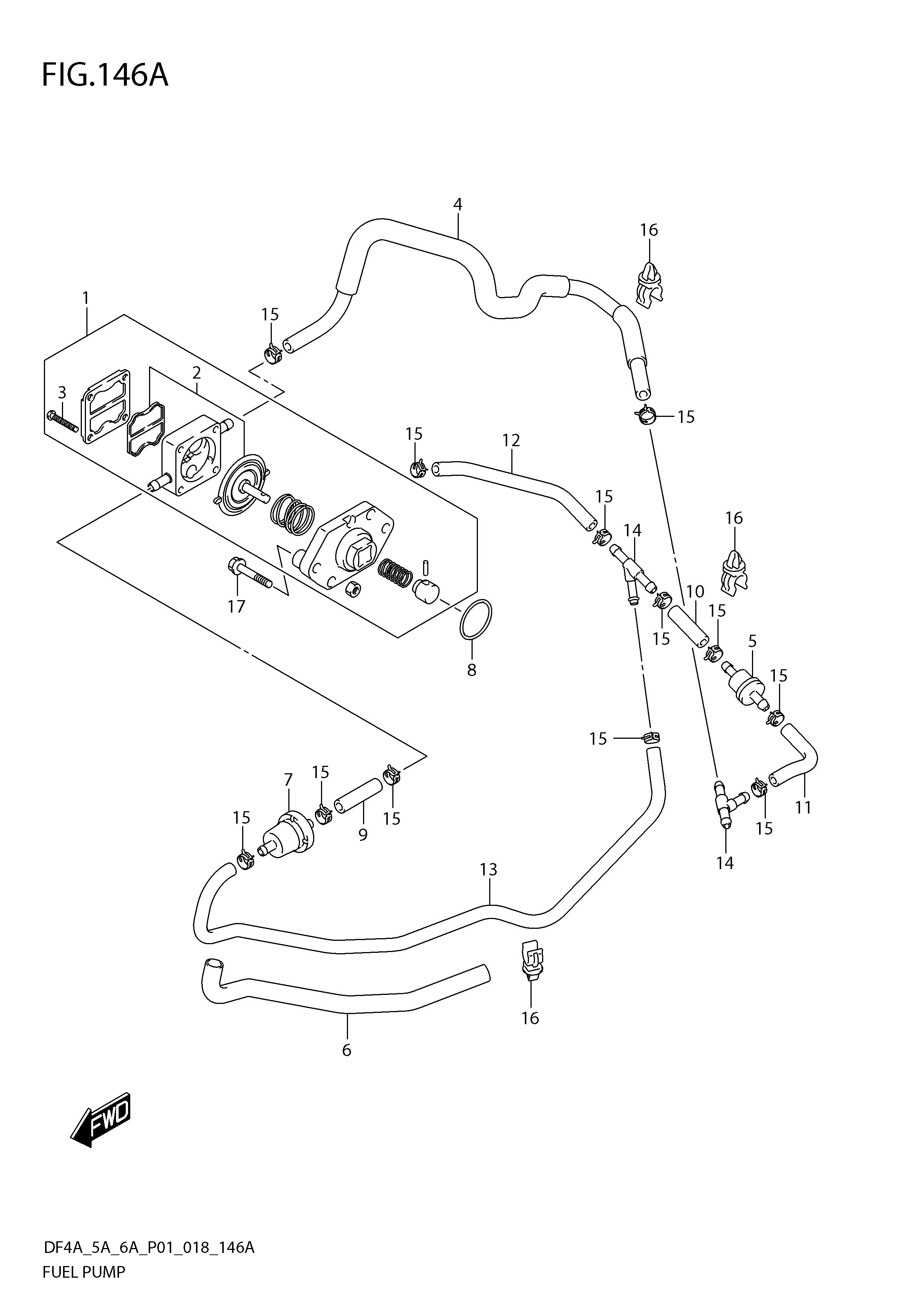 FIG 146A FUEL PUMP (DF4A)