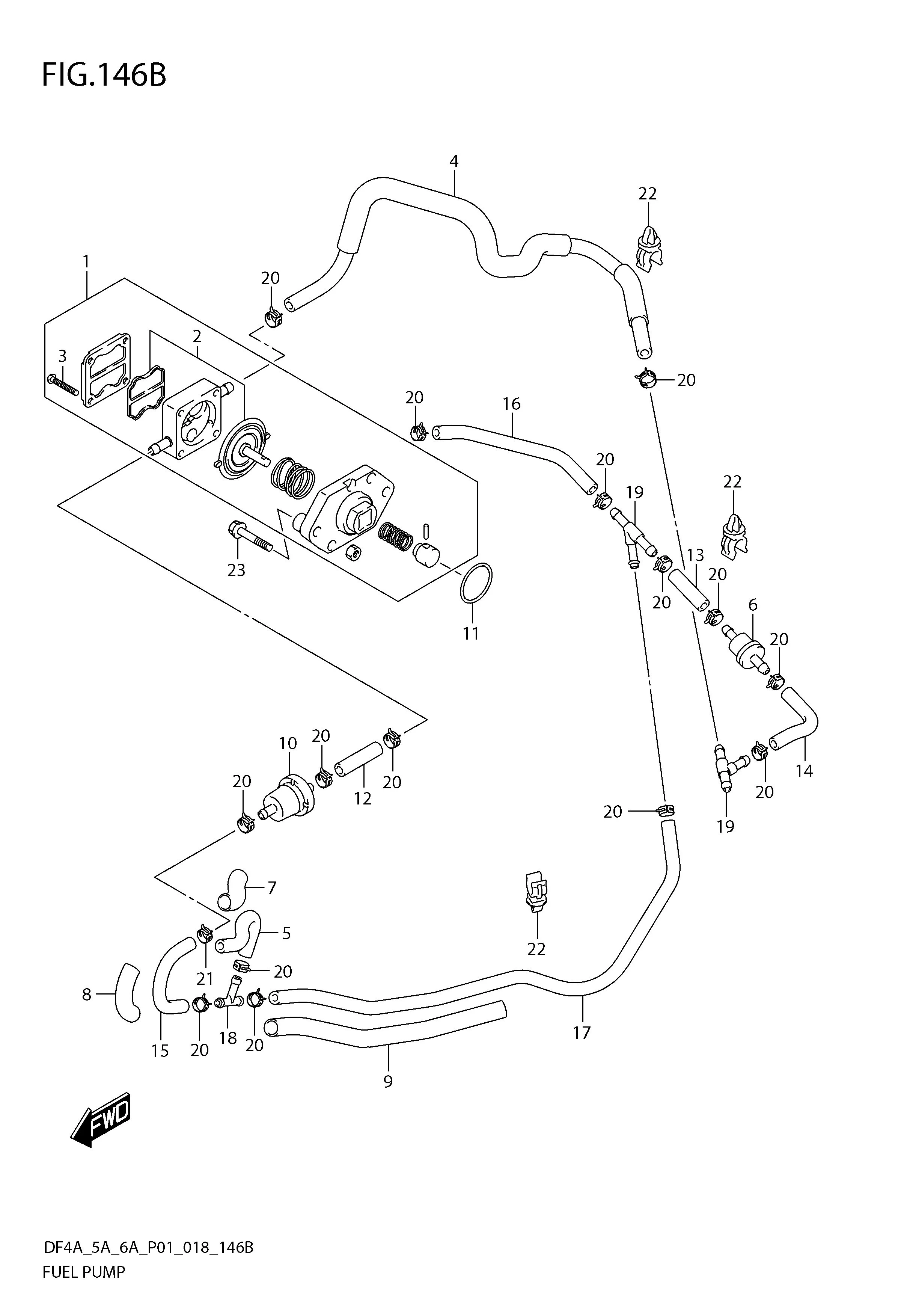 FIG 146B FUEL PUMP (DF5A)(DF6A)