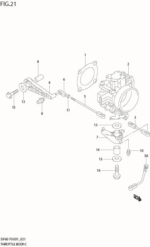 FIG 21  THROTTLE BODY