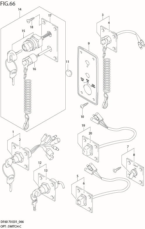 FIG 66  OPT:SWITCH (MODEL:98%04)