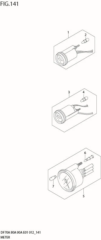 FIG 141 METER (DF70A E01)