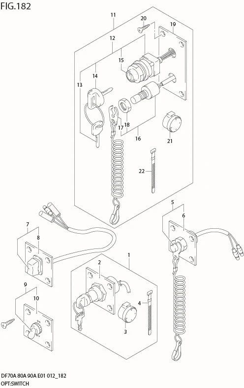 FIG 182 OPT:SWITCH (DF80A E40)