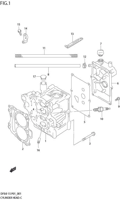 FIG 1   CYLINDER HEAD