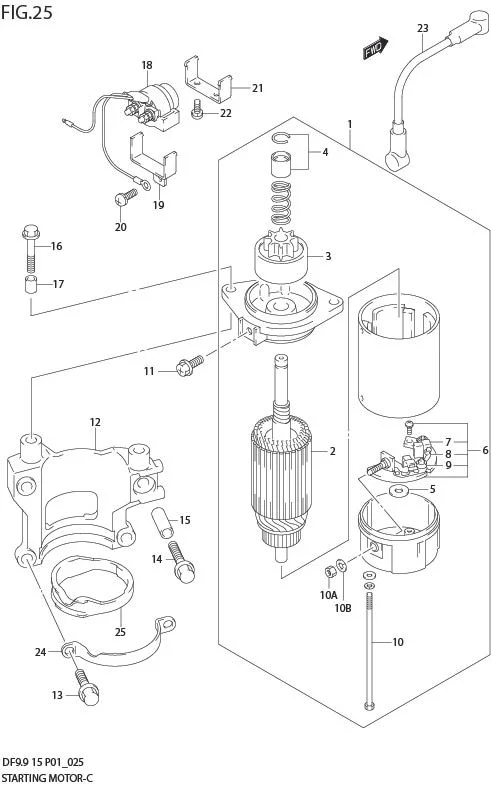 FIG 25  STARTING MOTOR