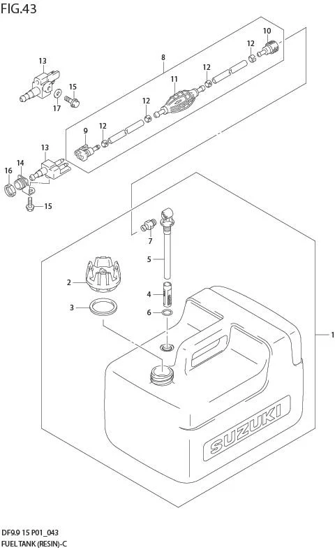 FIG 43  FUEL TANK (RESIN)