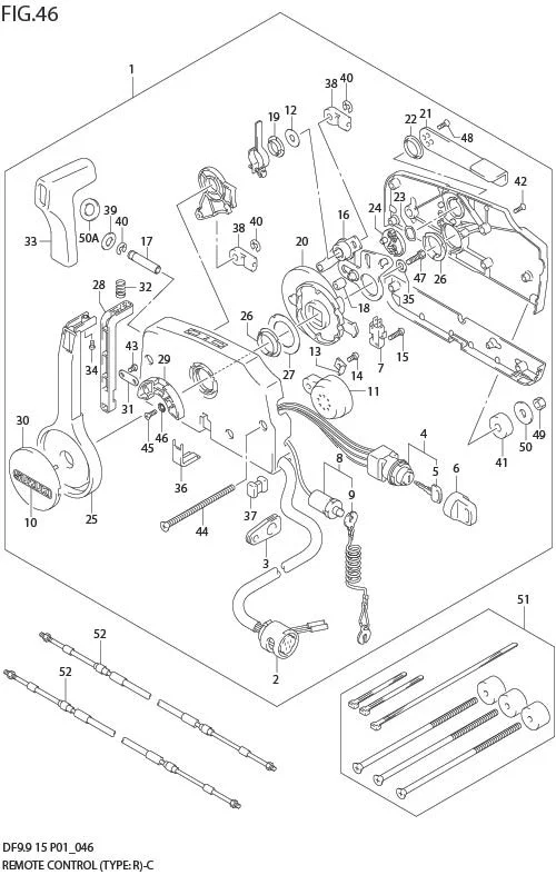 FIG 46  REMOTE CONTROL (TYPE:R)