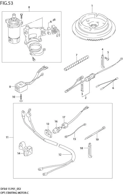 FIG 53  OPT:STARTING MOTOR