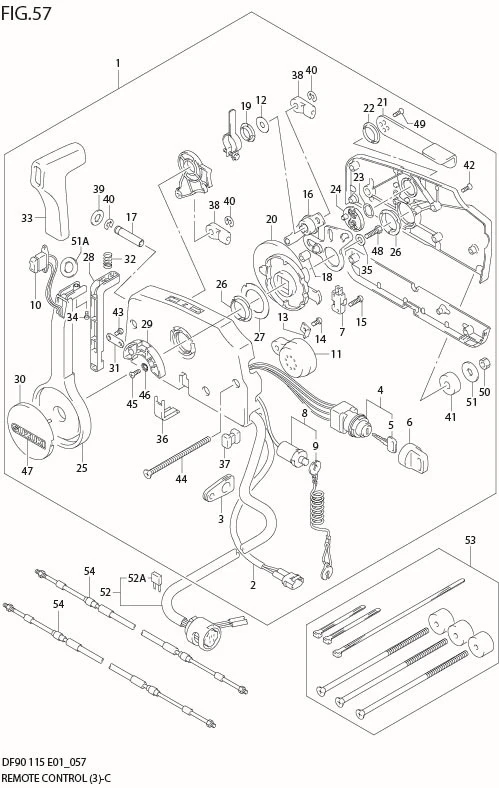 FIG 57  REMOTE CONTROL (MODEL:05%)