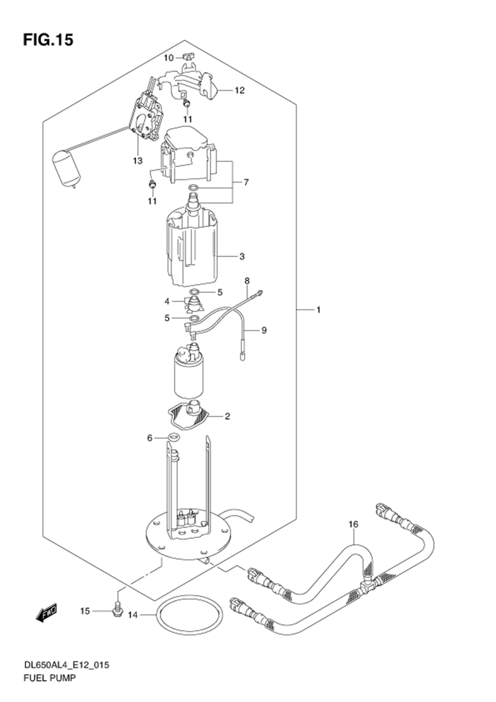 FIG.15 FUEL PUMP 