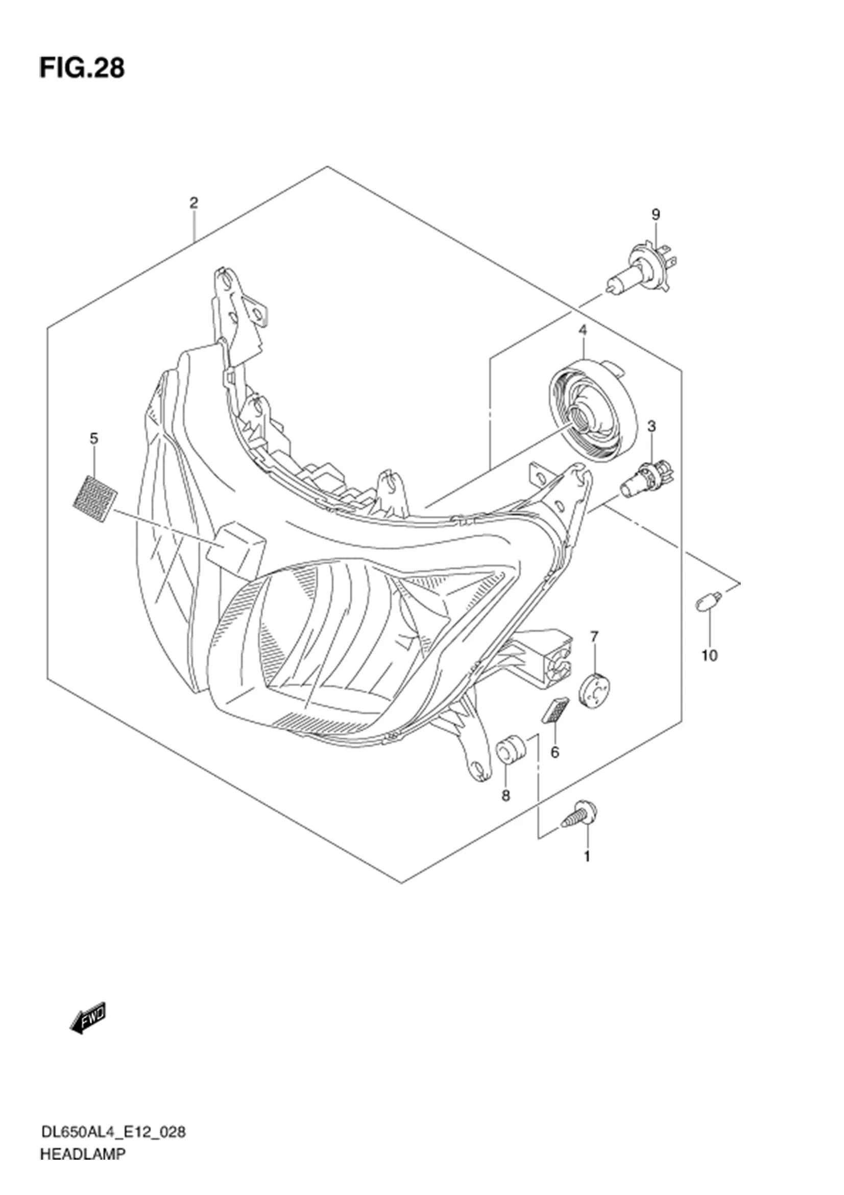 FIG.28 HEADLAMP 