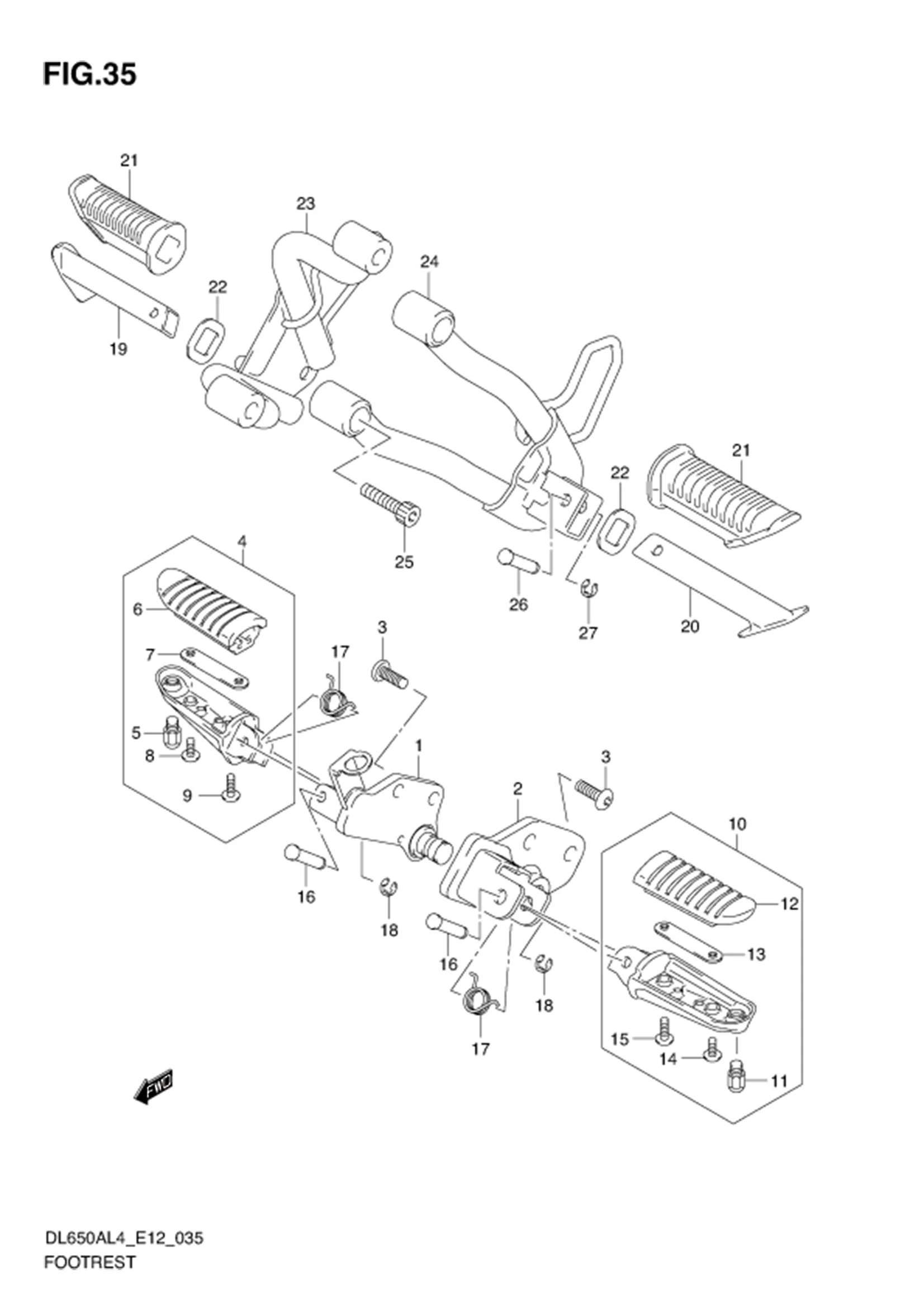 FIG.35 FOOTREST 