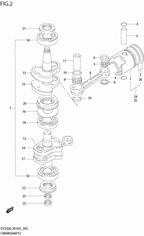 FIG 2   CRANKSHAFT