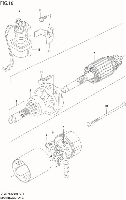 FIG 18  STARTING MOTOR