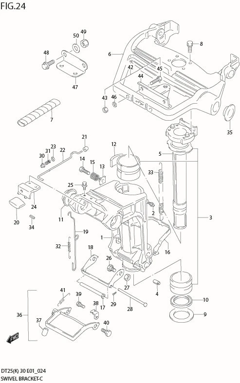 FIG 24  SWIVEL BRACKET