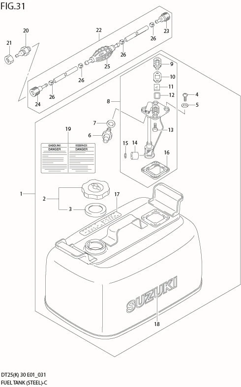 FIG 31  FUEL TANK (STEEL)