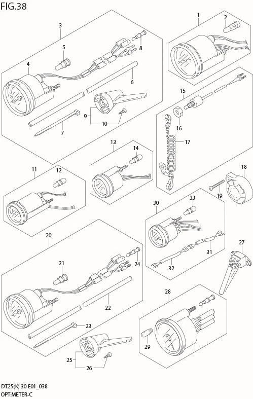 FIG 38  OPT:METER