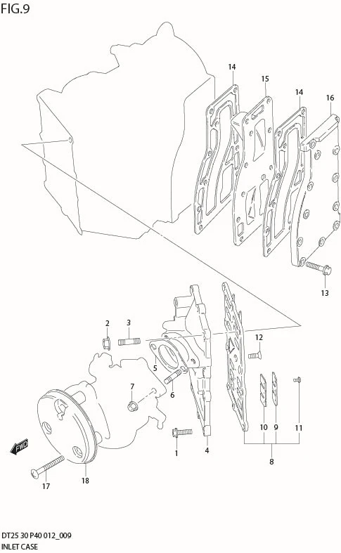 FIG 9   INLET CASE (DT30R P40)