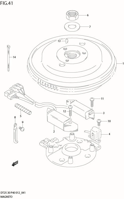 FIG 41  MAGNETO (DT30R P40)