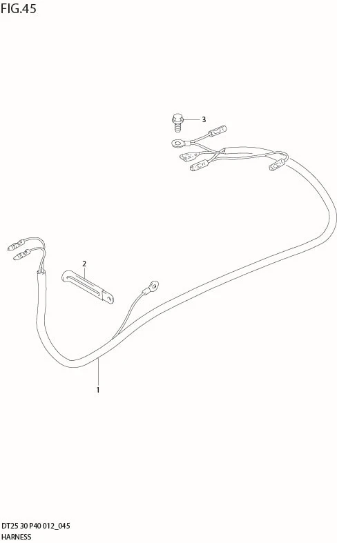 FIG 45  HARNESS (DT25K P36)