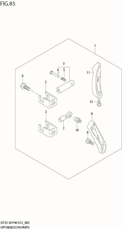 FIG 85  OPT:REMOCON PARTS