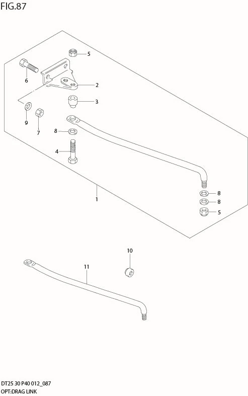 FIG 87  OPT:DRAG LINK