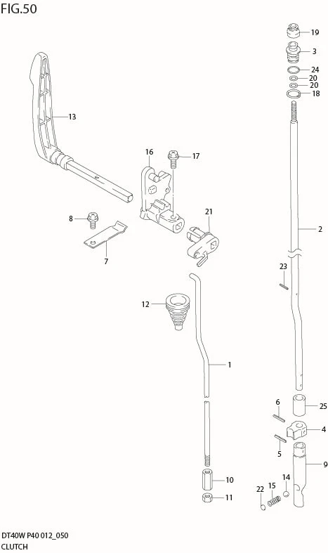 FIG 50  CLUTCH (DT40WR P90)