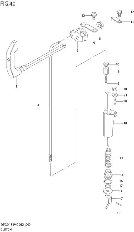 FIG 40  CLUTCH (DT9.9 P40)