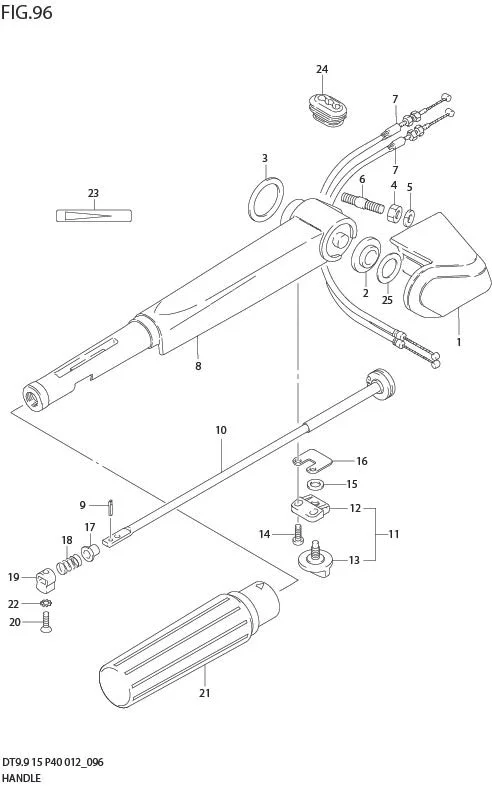 FIG 96  HANDLE (DT15 P40)