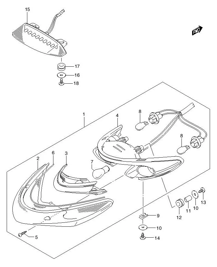 FIG.24 REAR COMBINATION, LAMP