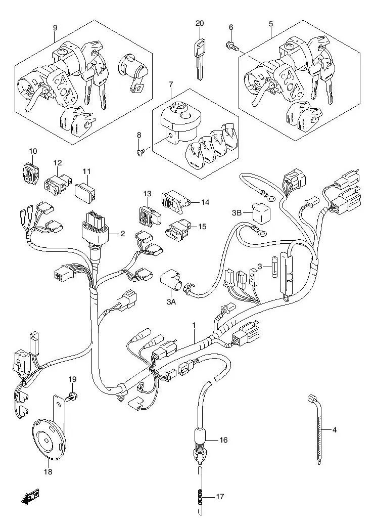 FIG.25 WIRING HARNESS
