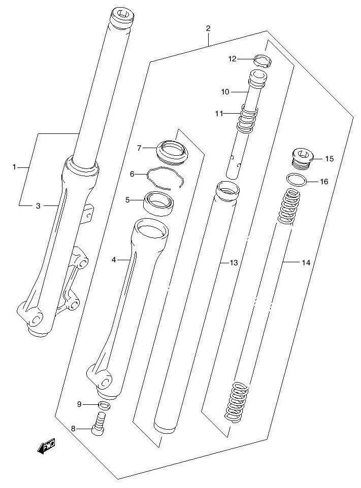 FIG.40 FRONT FORK DAMPER