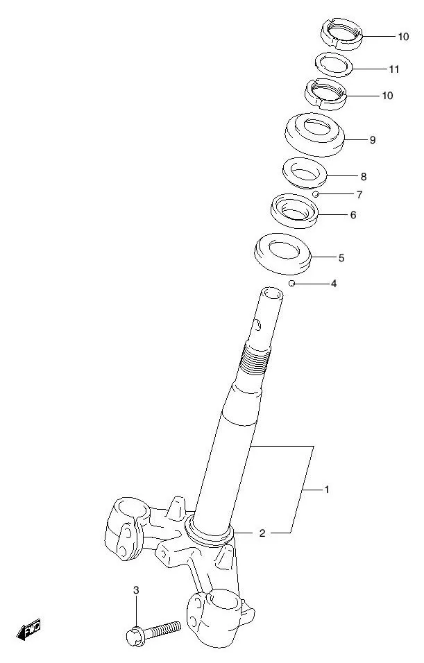 FIG.41 FRONT FORK BRACKET