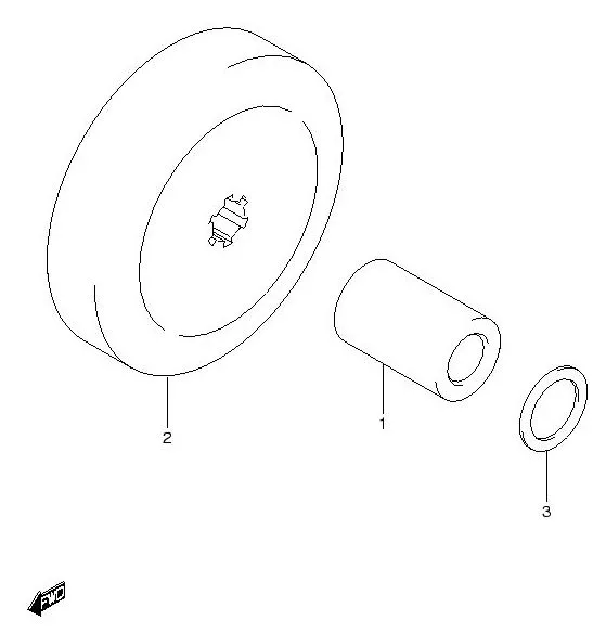 FIG.7 FLYWHEEL (FH125MK6)