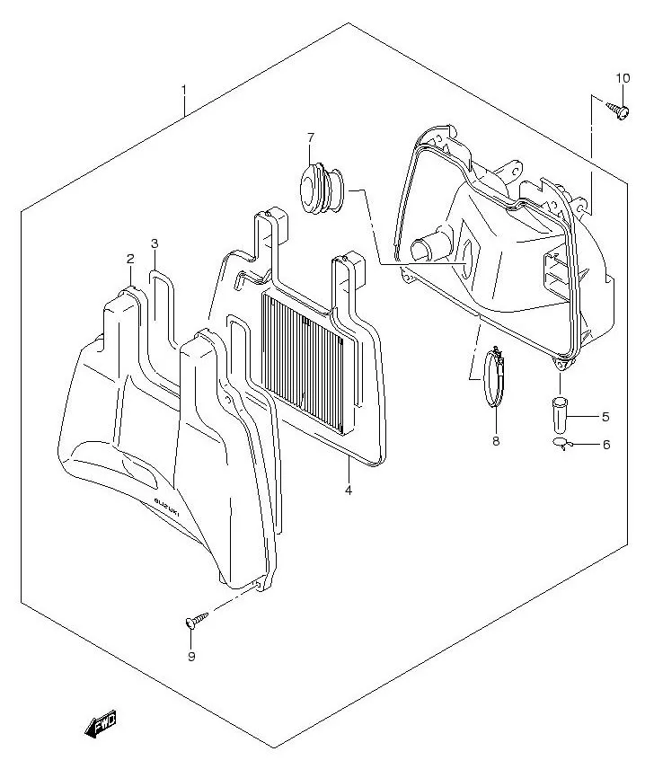 FIG.12 AIR CLEANER