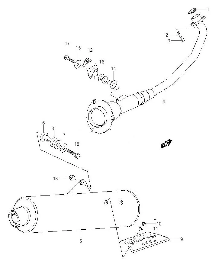 FIG.13 MUFFLER