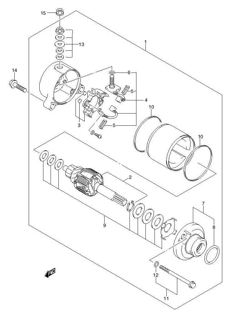 FIG.21 STARTER MOTOR