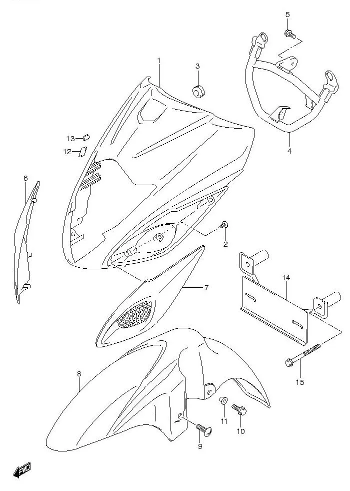 FIG.38 FRONT FENDER