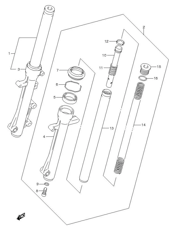 FIG.46 FRONT FORK DAMPER