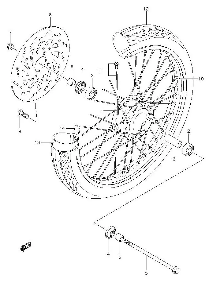 FIG.48 FRONT WHEEL