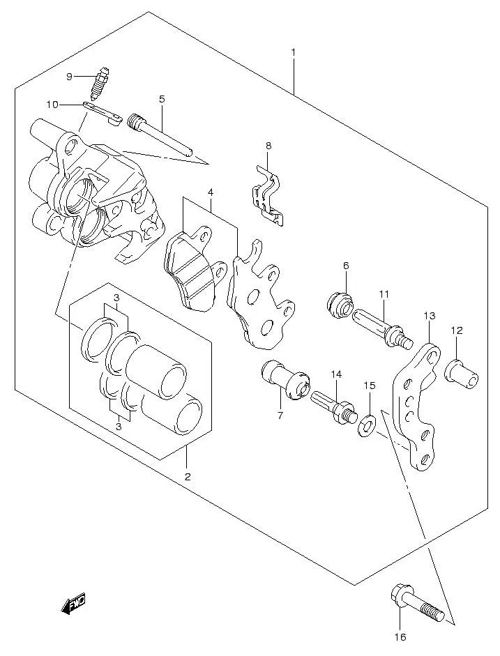 FIG.49 FRONT CALIPER