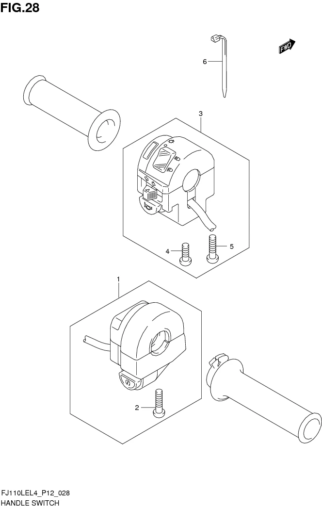 FIG. 28 HANDLE SWITCH